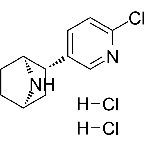 (±)-Epibatidine dihydrochloride Structure