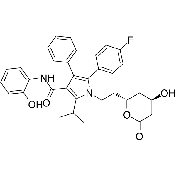 2-Hydroxy atorvastatin lactone  Structure