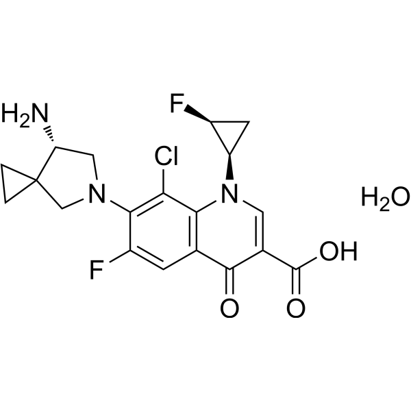 Sitafloxacin monohydrate Structure