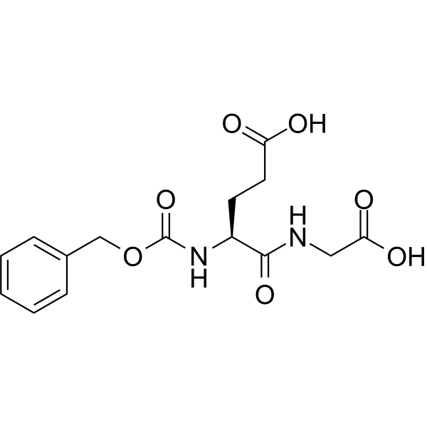 Cbz-Glu-Gly-OH Structure