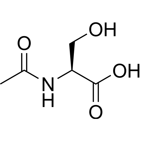 N-Acetylserine Structure