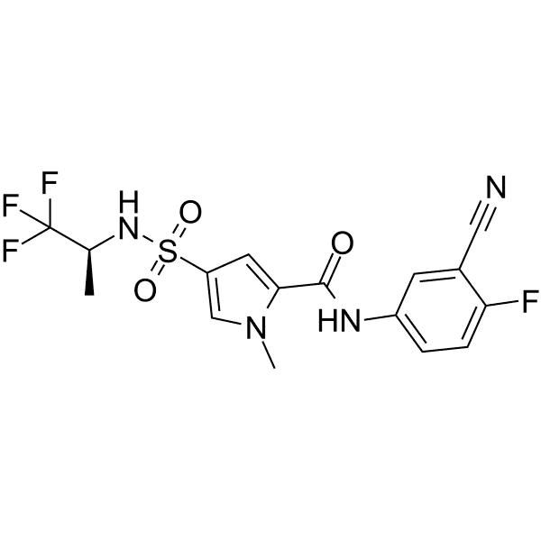 Bersacapavir Structure