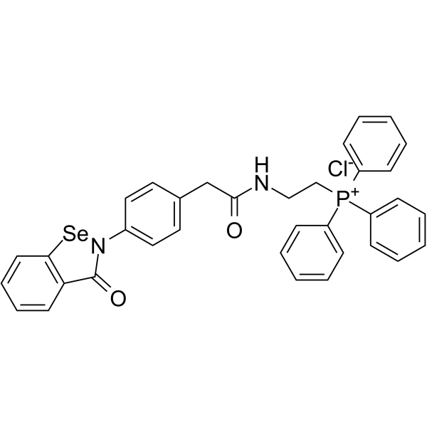MitoEbselen-2 chloride Structure