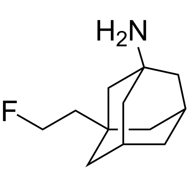 Fluoroethylnormemantine Structure