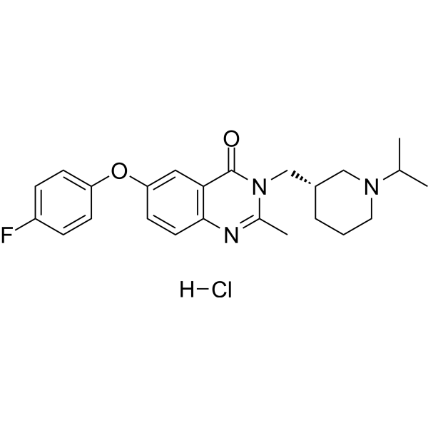 YIL781 hydrochloride  Structure
