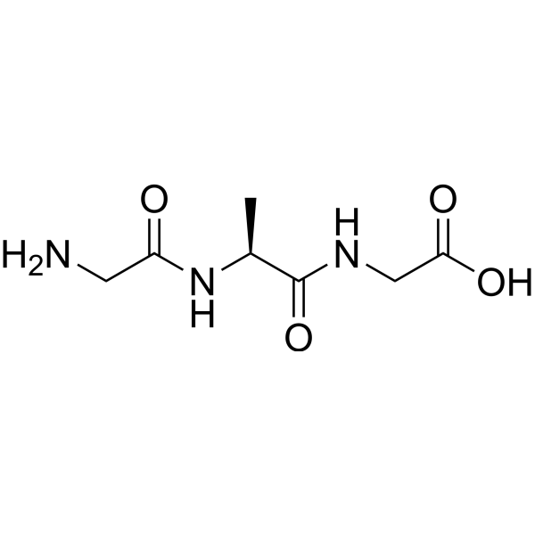 Glycylalanylglycine Structure