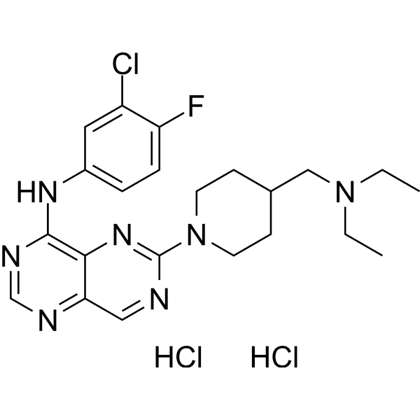 BIBU1361 dihydrochloride  Structure