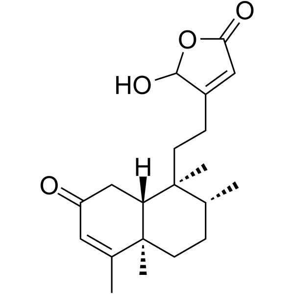16(R/S)-Hydroxy-3,13Z-kolavadien-15,16-olide-2-one Structure