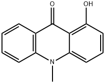 1-Hydroxy-N-methylacridone Structure