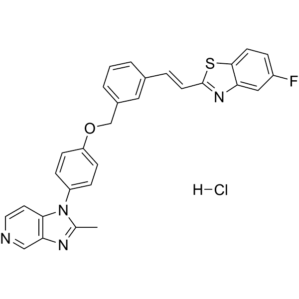 CP-96021 hydrochloride  Structure
