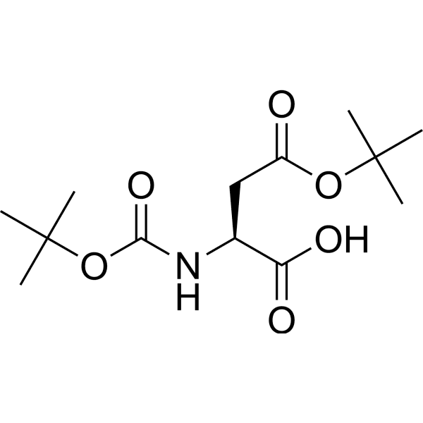 Boc-Asp(OtBu)-OH Structure