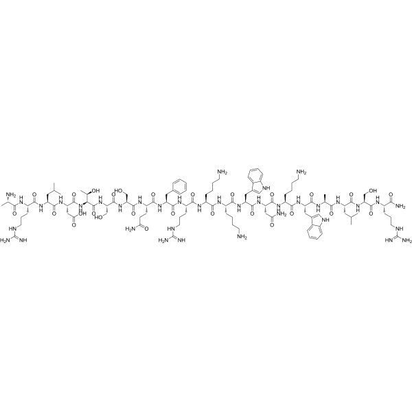 Proadrenomedullin (1-20) (rat) Structure
