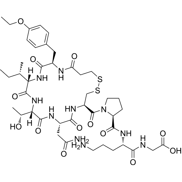 [Gly9-OH]-Atosiban Structure