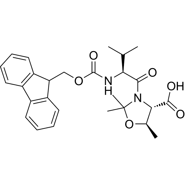 Fmoc-Val-Thr(psi(Me, Me)pro)-OH Structure