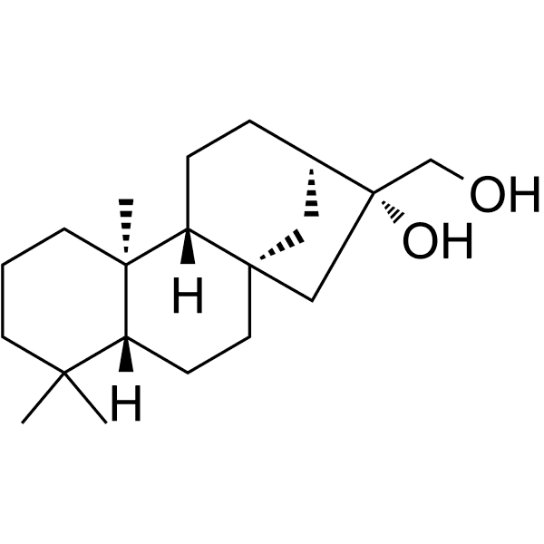Kauran-16,17-diol Structure