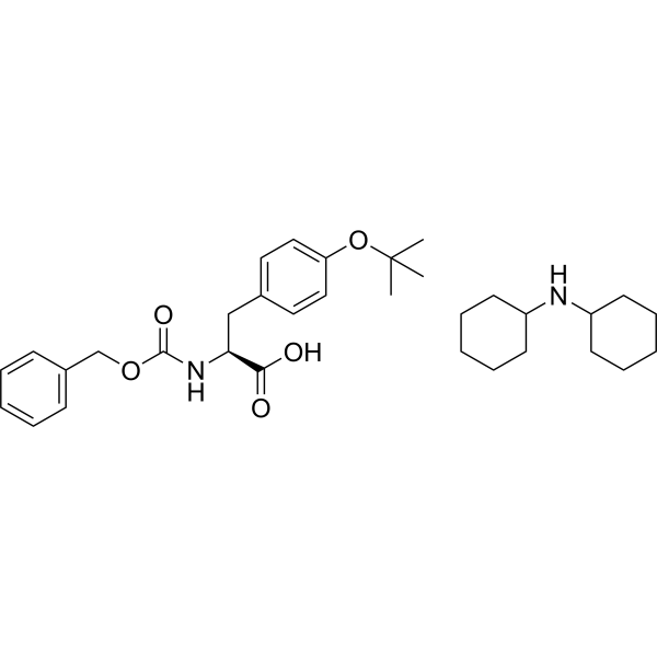 Z-Tyr(tBu)-OH.DCHA Structure