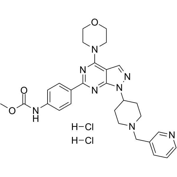 WYE-687 dihydrochloride  Structure