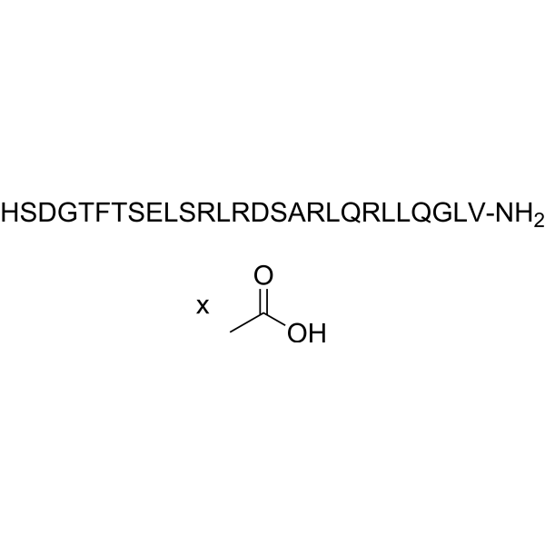 Secretin, porcine Structure