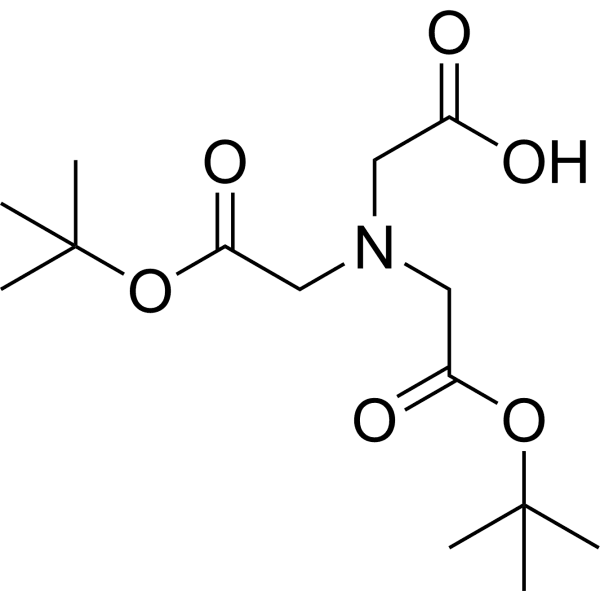 2-(Bis(2-(tert-butoxy)-2-oxoethyl)amino)acetic acid Structure