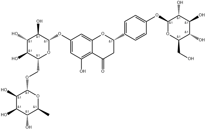 Narirutin 4'-glucoside Structure