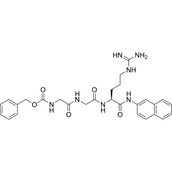 Z-Gly-Gly-Arg-βNA Structure