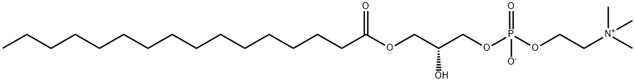 1-Palmitoyl-sn-glycero-3-phosphocholine Structure