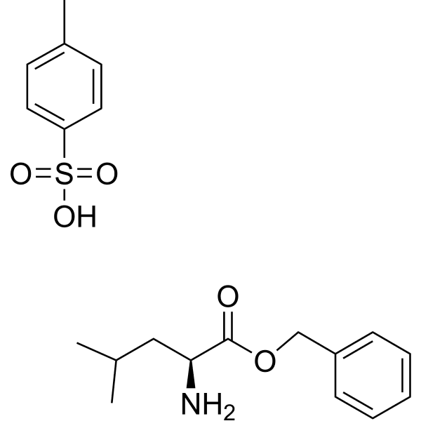 L-Leucine benzyl ester p-toluenesulfonate Structure