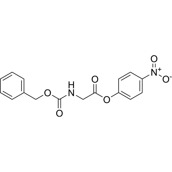4-Nitrophenyl ((benzyloxy)carbonyl)glycinate Structure