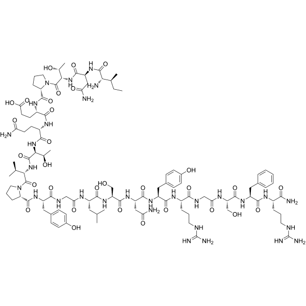 Big Endothelin-3 (22-41) amide (human) Structure