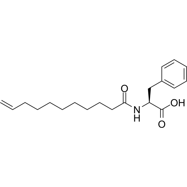 Undecylenoyl phenylalanine Structure