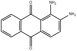 1,2-Diaminoanthraquinone Structure