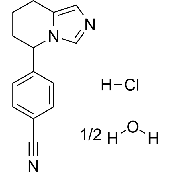 Fadrozole hydrochloride hemihydrate Structure