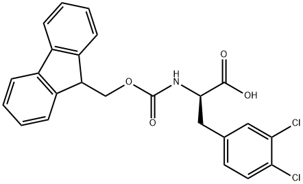 Fmoc-D-Phe(3,4-DiCl)-OH Structure