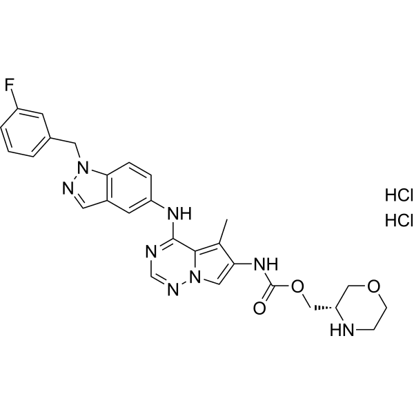BMS-599626 dihydrochloride Structure