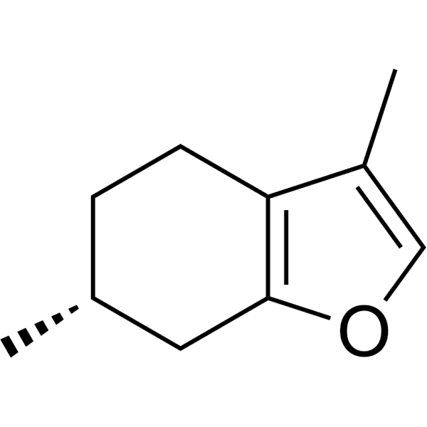 (+)-Menthofuran  Structure