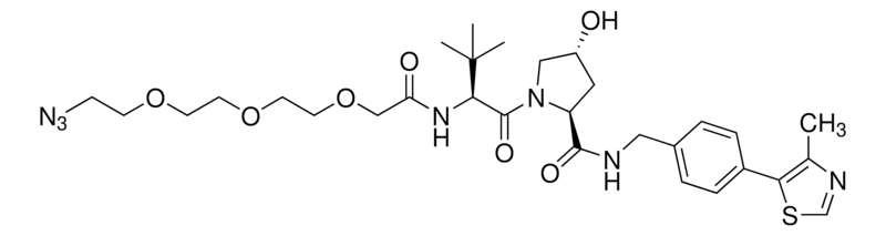 (S,R,S)-AHPC-PEG3-azide Structure