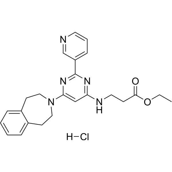 GSK-J5 hydrochloride  Structure