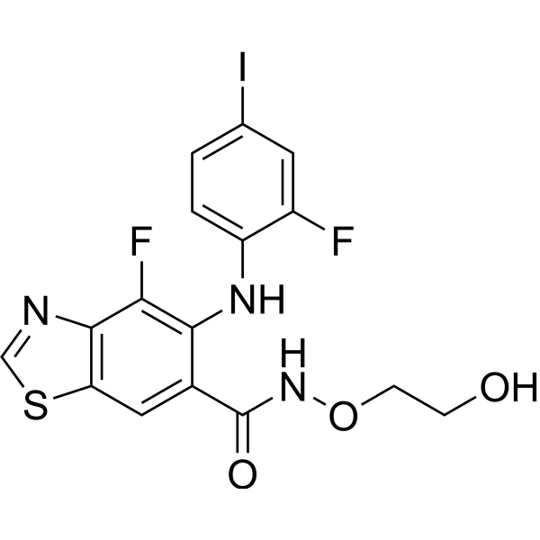 Tunlametinib Structure