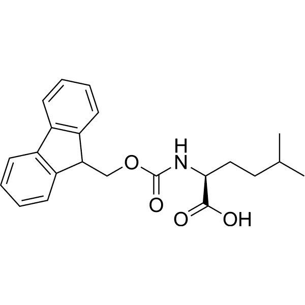 N-[(9H-Fluoren-9-ylmethoxy)carbonyl]-5-methyl-L-norleucine Structure