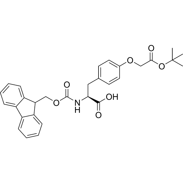 N-Fmoc-4-(tert-butoxycarbonylmethoxy)-L-phenylalanine Structure