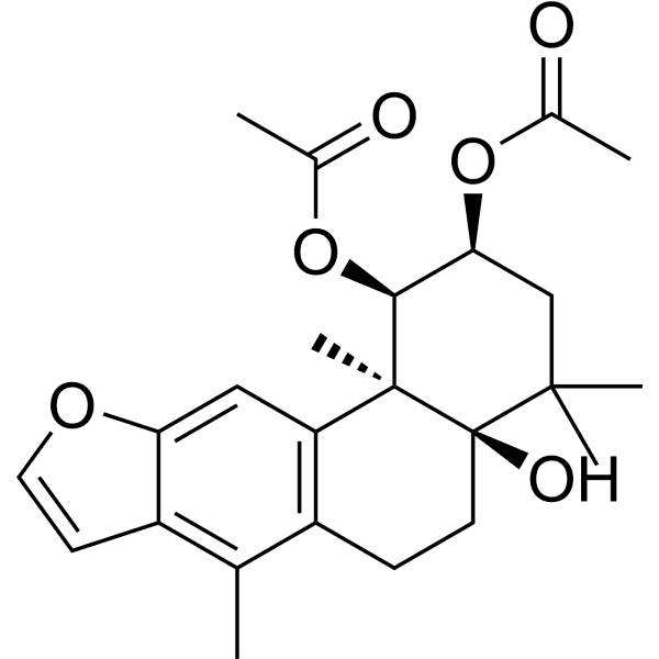 2-Acetoxy-3-deacetoxycaesaldekarin e Structure