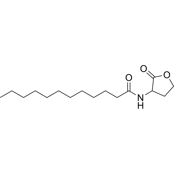 N-Dodecanoyl-DL-homoserine lactone Structure