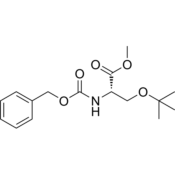 O-tert-Butyl-N-carbobenzoxy-L-serine methyl ester Structure