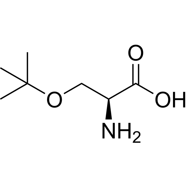 O-(tert-Butyl)-L-serine Structure