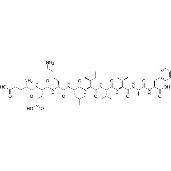 EEKLIVVAF Structure