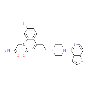 Trelanserin  Structure