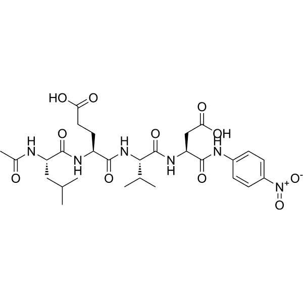 Ac-LEVD-pNA Structure