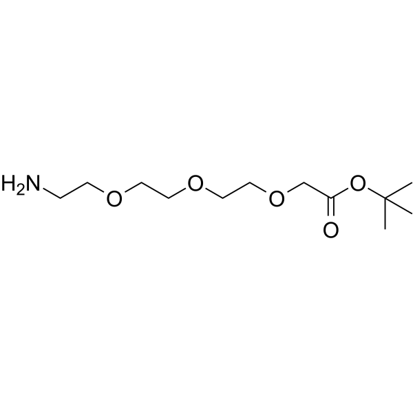 NH2-PEG3-C1-Boc Structure