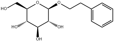 2-Phenylethyl-beta-glucopyranoside Structure