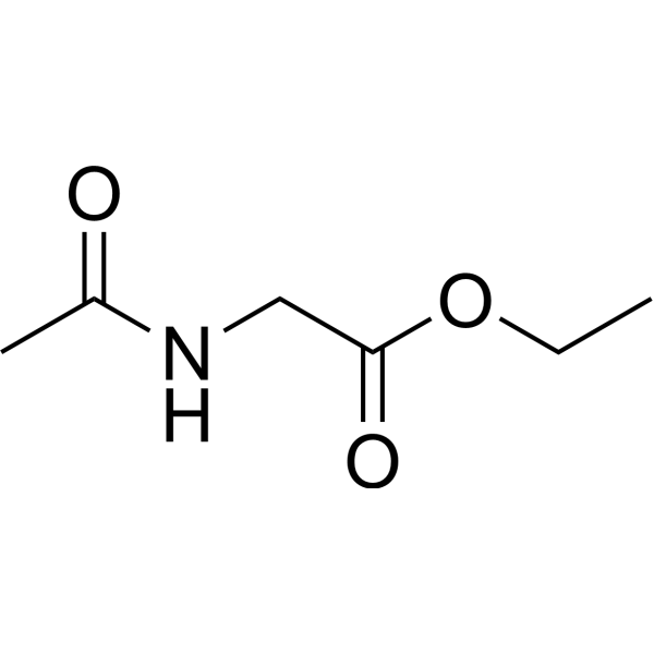 Ethyl acetylglycinate Structure